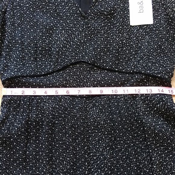 NWT ba&sh Robe Despina Dress Noire M/8 - Picture 12 of 15